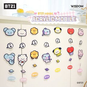 BT21 minini 아크릴모빌 인테리어 아기방 방탄굿즈