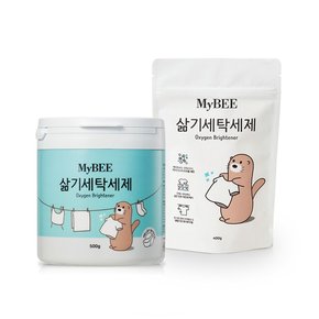 삶기세탁세제 용기(500g)+리필(400g)x3개