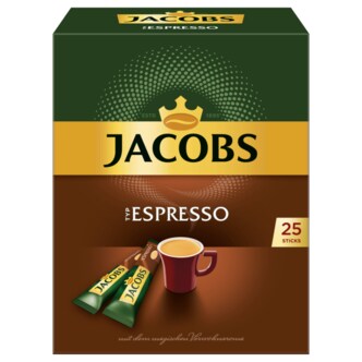  Jacobs 야콥스 에스프레소 인스턴트 커피 스틱 25개입