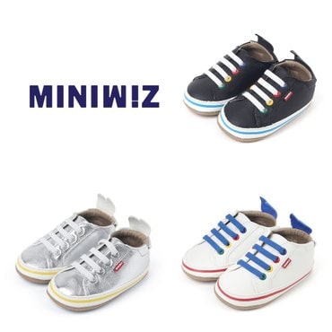 미니위즈 미니위즈 위즈스타 원  ◆우리아이 첫신발 풀커버◆ 걸음마 신발 (120MM~140MM)