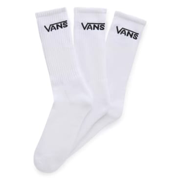 반스 반스 양말 클래식 크루 3개세트 White /  VN000F0XWHT