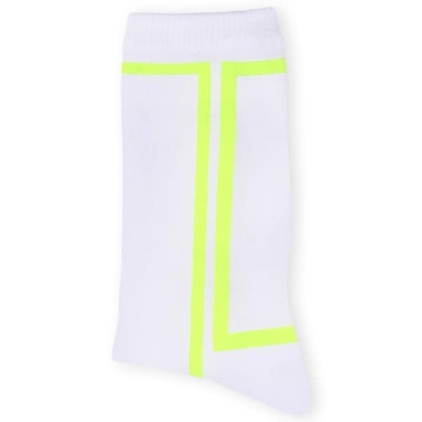 스퀘어 라인 컬러 양말 [ 3colors/공용 ]