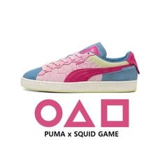 오징어 게임 스웨이드 스니커즈 운동화 PUMA x SQUID GAME Suede Sneakers 399428 01