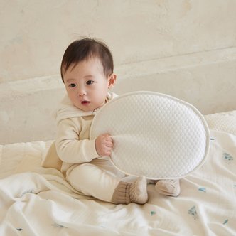 라비킷 [출산선물] 라비킷 아기 두상 짱구베개+쿨커버+쇼핑백L  임신선물 신생아 선물