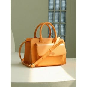 HALLIE TWIN POCKET BAG_TANGERINE