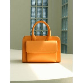 HALLIE TWIN POCKET BAG_TANGERINE