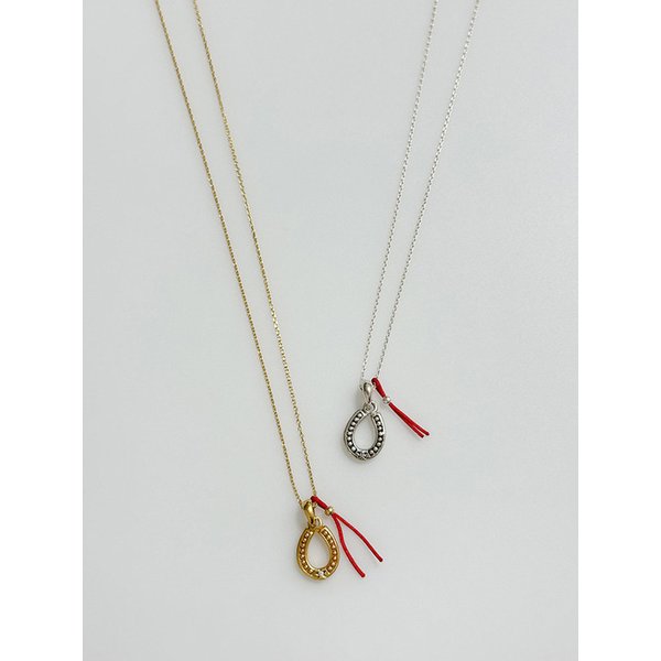 925silver Wish Horseshoe Necklace / 2color