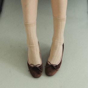 cv109 velvet ribbon flat _ 4colors