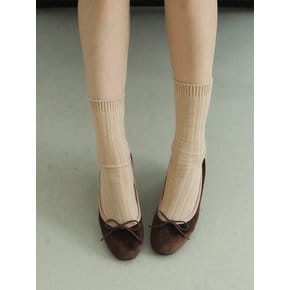 cv109 velvet ribbon flat _ 4colors