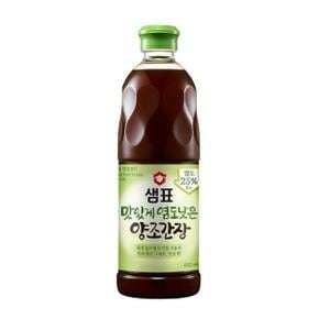 샘표 맛있게 염도낮은 양조간장 860ml x 3개