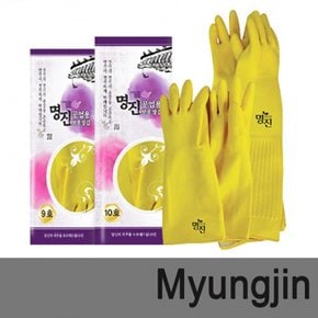 명진 공업용 고무장갑 10호 개당 미끄럼방지