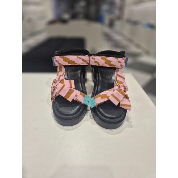 [여주점] Stripe ribbon sandal(pink)_DG2AM25036PIK