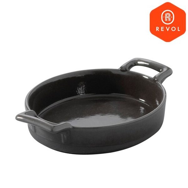 이클립 블랙 DEEP 타원접시 12.5cm