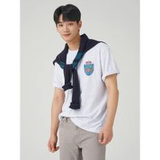 *12%적립*[30%OFF][23F/W][Print Bakery] 그래픽 반팔 티셔츠  라이트 그레이 (BC3742KP12)