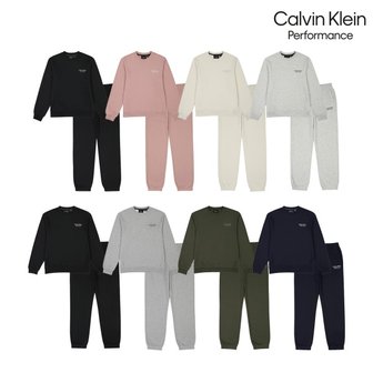Calvin Klein Perfomance [캘빈클라인 퍼포먼스] 24SS 스몰 로고 맨투맨 셋업 남녀 8컬러 택1
