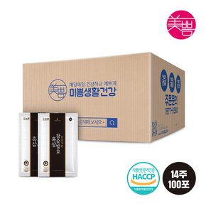 국내산 믿음직한 참숯발효 흑삼70ml 알뜰팩(총 100포)