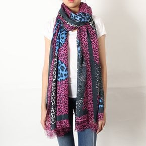 쟈딕앤볼테르 맥시 패치워크 스카프 SJAF0810F 멀티 Zadig&Voltaire MAXY PATCHWORK COEURS SCARF