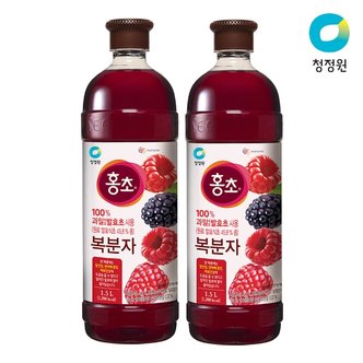  청정원 홍초 복분자 1.5L 2개