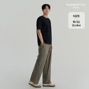 나일론 바스락 카펜터 와이드 밴딩 바지 (MP2612)