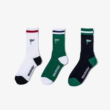 뉴에라 [골프] 퍼포먼스 미드 삭스 화이트 그린 네이비 13284110
