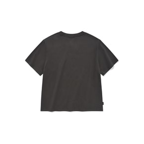 우먼 아치 클로버하트 티셔츠 차콜 CO2402ST88CH