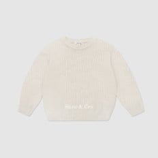 루네즈 니트풀오버 ㅡ 라이트베이지