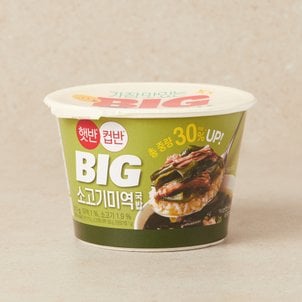 햇반 햇반컵반 BIG 소고기미역국밥 311g