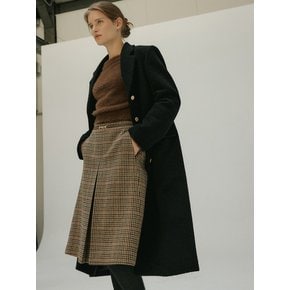 23FW FRENCH CHECK WOOL SK_BROWN