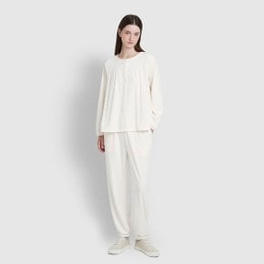 여 밍크 플리스 셔링 파자마 팬츠 J205402023006