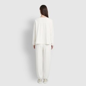 여 밍크 플리스 셔링 파자마 팬츠 J205402023006