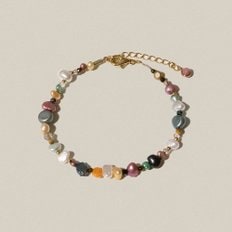 [BEST] MULTI COLOR PEARL BRACELET (2306080100097)