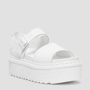 [해외] 닥터마틴 여성 VOSS PLATFORM STRAP SANDALS 화이트