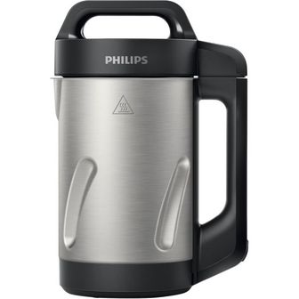  독일 필립스 진공블렌더 1819218 Philips HR220380 Blender with Heating Function Black 1.2 L