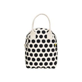 [플러프] Zipper Lunch Bag (Dot Black + White)_UFL2356010