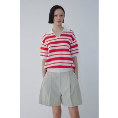 [VOV] 보브 스트라이프 패턴 카라 넥 풀오버(7156250006)