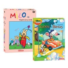 키드코리아 [DVD]투피와 비누 2집 10종+마일로의 신나는 유치원 2집 10종 총 20종세트(고화질 DVD10장+오디오CD10장)(영한대본온라인제공)
