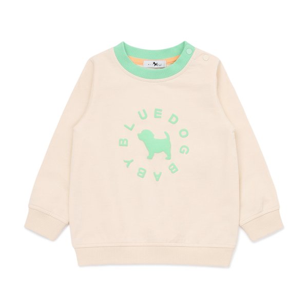 [여주점] [오프라벨 여주점] 블루독베이비 (CR) 블루독 코지 스웨트셔츠A (45119-334-01)