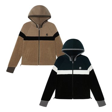 풋조이 M 풋조이골프자켓 CQK FKJWK7311 KR 23FW BOUCLE FULL ZIP WN