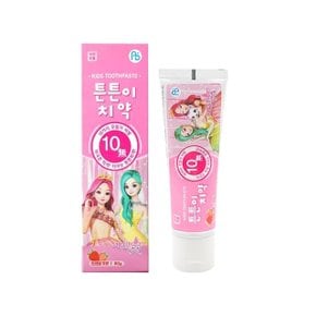 시크릿쥬쥬 튼튼이 어린이 치약 80g 천연딸기향 (WC238A9)