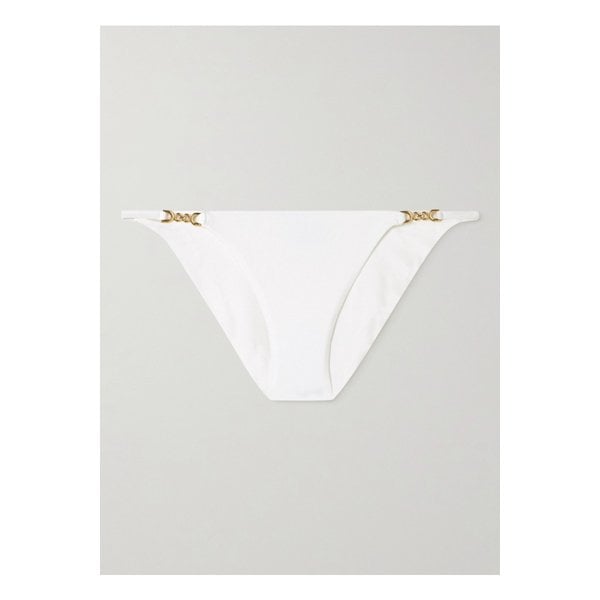 멜리사 오다바시 몬자 체인 장식 비키니 브리프 화이트 1647597352552433