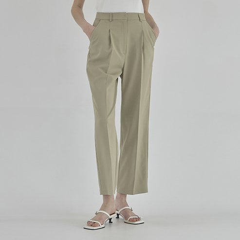 나인(Atelier Nain) (택가:79,000원)멜리사 셋업 턱 레직기 팬츠(PT-5423)