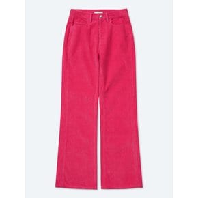 ANDY CORDUROY LOOSE BOOT CUT HOT PINK