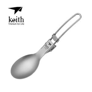  [키이스] KE Folding Titanium Spoon_Ti5302