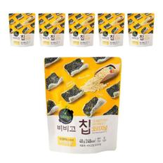 CJ 제일제당 비비고칩 오리지널 40g x 6개 / 김스낵 김과자