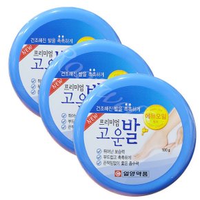 프리미엄 고운발 풋크림 100ML 3개 에뮤오일.보습