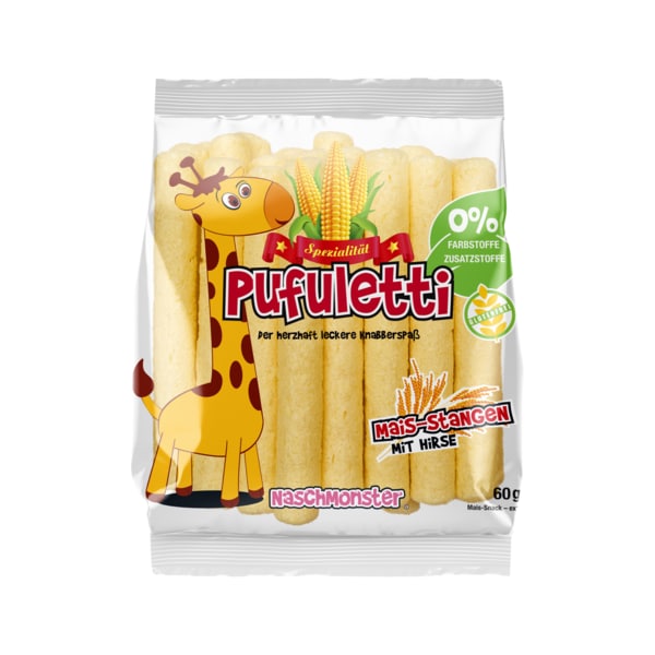 푸풀레티 Pufuletti 옥수수 스낵 기장 60g