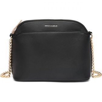  영국 미스룰루 숄더백 Miss Lulu Crossbody Bag Shoulder for WomenSaffiano 레더 Small Chain