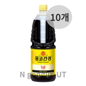 몽고간장 1급 돼지 갈비 생선 조림용 간장 1.8L 10개