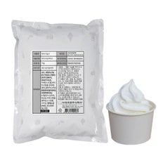 소프트아이스크림 우유맛 분말 1kg 1박스 12개