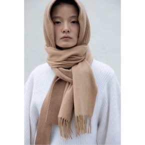 Cashmere Balaclava Muffler (Camel)_D7RAW24004CMX